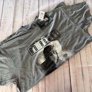 Gray Star Wars Go Rogue T-Shirt
